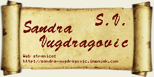 Sandra Vugdragović vizit kartica